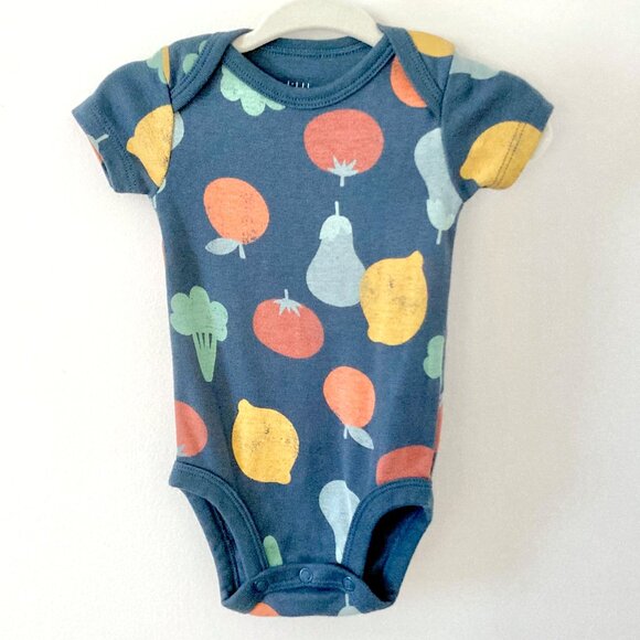 Baby Boy 0-3M Bodysuit Bundle - Blue/Red - Carter's/Gap - Picture 5 of 8